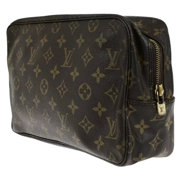 LOUIS VUITTON Trousse Toilette 28 Clutch Hand Bag Monogram Brown - Picture 10 of 16